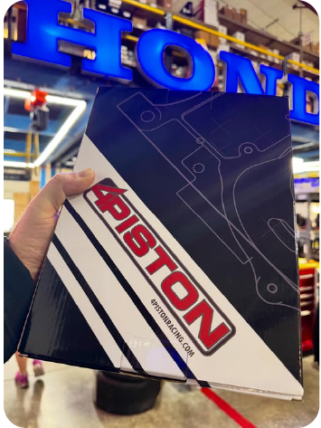 4 Piston Racing branding
