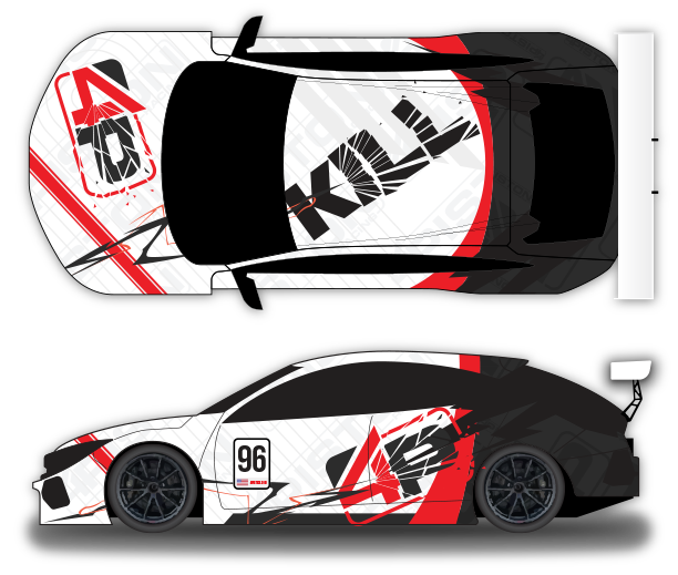 4 Piston Racing branding